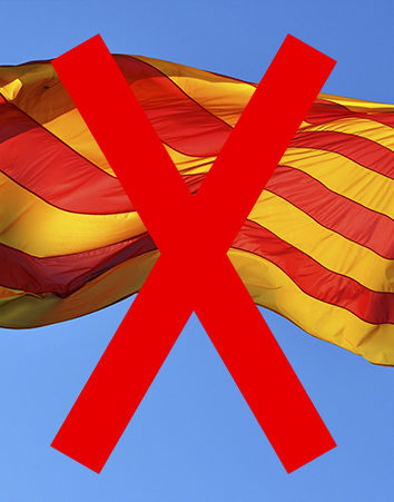 No al referéndum en Cataluña
